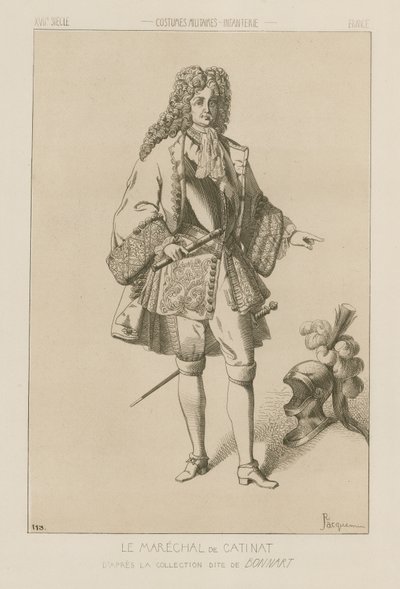 Nicolas Catinat, Maarschalk van Frankrijk (1637-1712) door Raphael Jacquemin